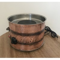 Turkish Copper Sand Coffee Machine Round Coffee Maker with 3 Coffee Pots