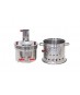 Stainless Steel Double Reservoir Coal and Wood Samovar Camp Stove Tea Kettle Water Heater 4L Stainless Steel Double Reservoir Coal and Wood Samovar Camp Stove Tea Kettle Water Heater 4L