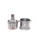 Stainless Steel Coal and Wood Samovar Camp Stove Tea Kettle Water Heater 10 Liter Stainless Steel Coal and Wood Samovar Camp Stove Tea Kettle Water Heater 10 Liter